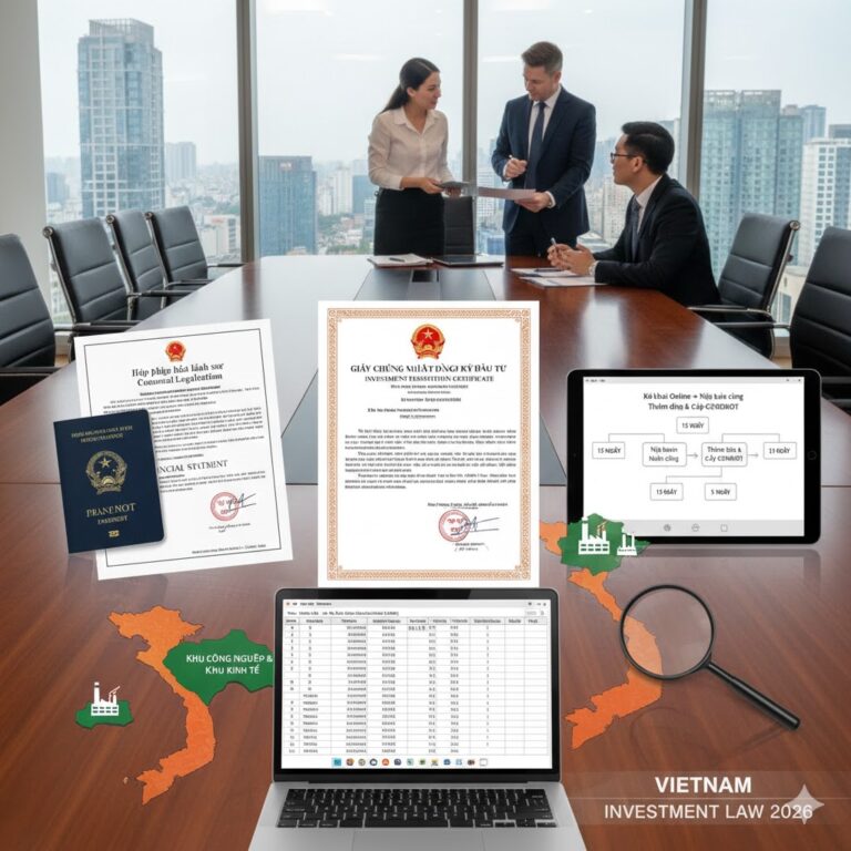 Thủ tục cấp Giấy chứng nhận đầu tư cho nhà đầu tư nước ngoài