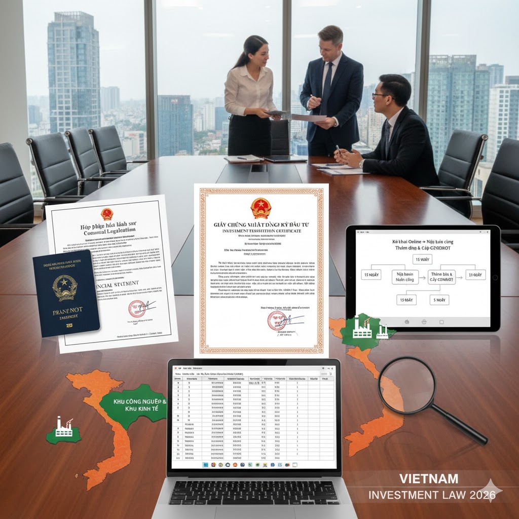 Thủ tục cấp Giấy chứng nhận đầu tư cho nhà đầu tư nước ngoài