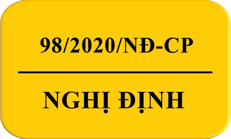 Nghị định 98/2020/NĐ-CP quy định về xử phạt vi phạm hành chính trong hoạt động thương mại, sản xuất, buôn bán hàng giả, hàng cấm và bảo vệ quyền lợi người tiêu dùng.